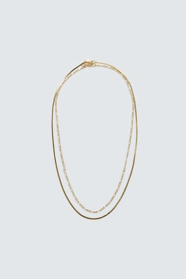 Zara 2-PACK OF COMBINED NECKLACES © OTIS KWAME KYE QUAICOE - Gold