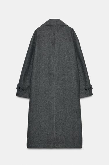 OVERSIZE-MANTEL SOFT - Grau von Zara