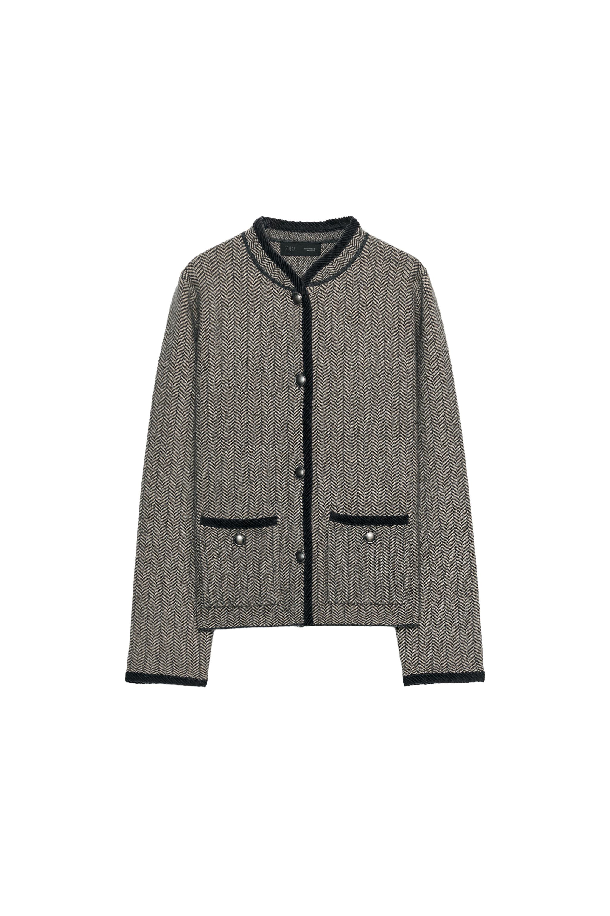 CHAQUETA PUNTO ESPIGA