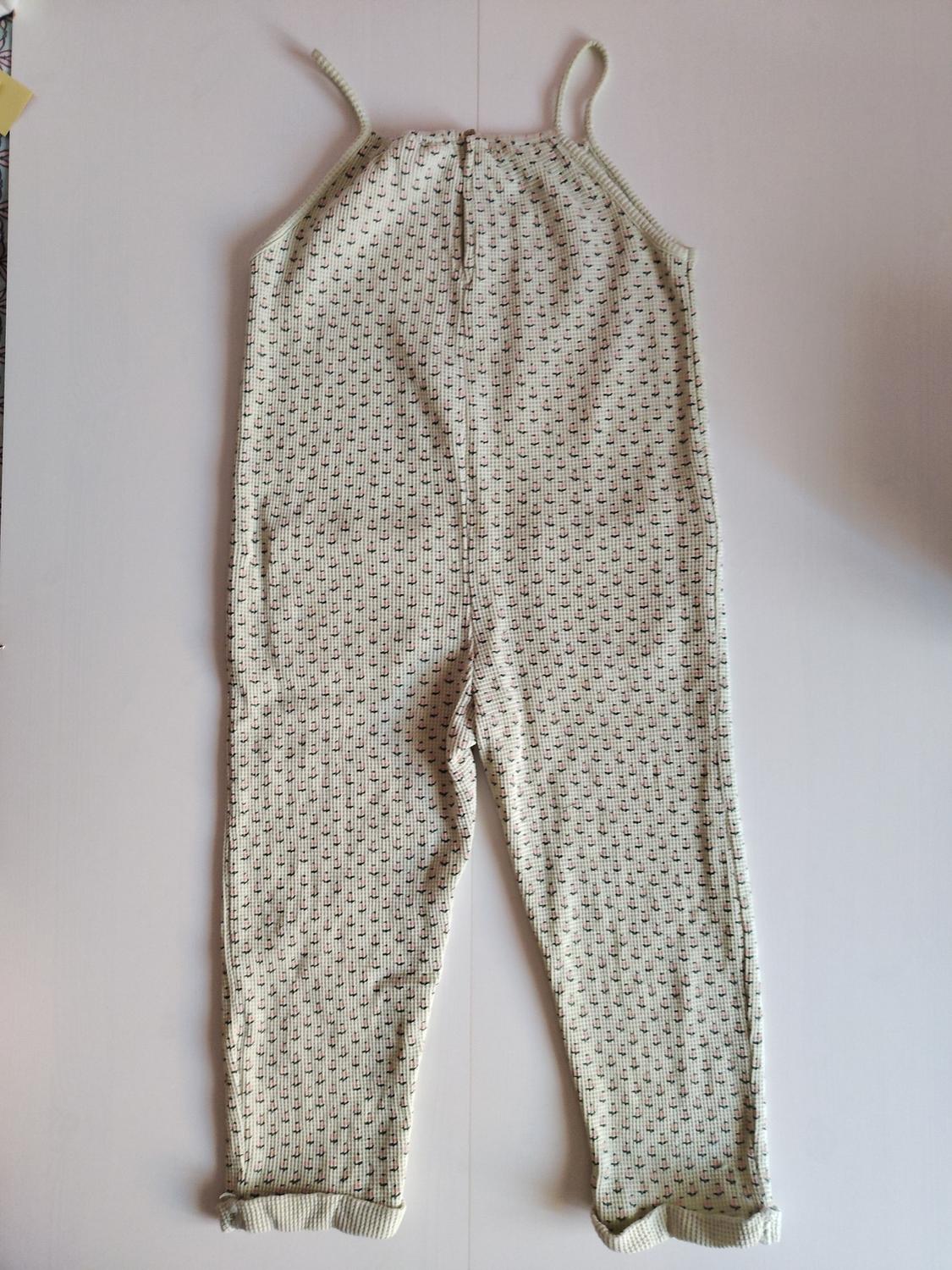 PLAIN WAFFLE TEXTURE JUMPSUIT - Image 2