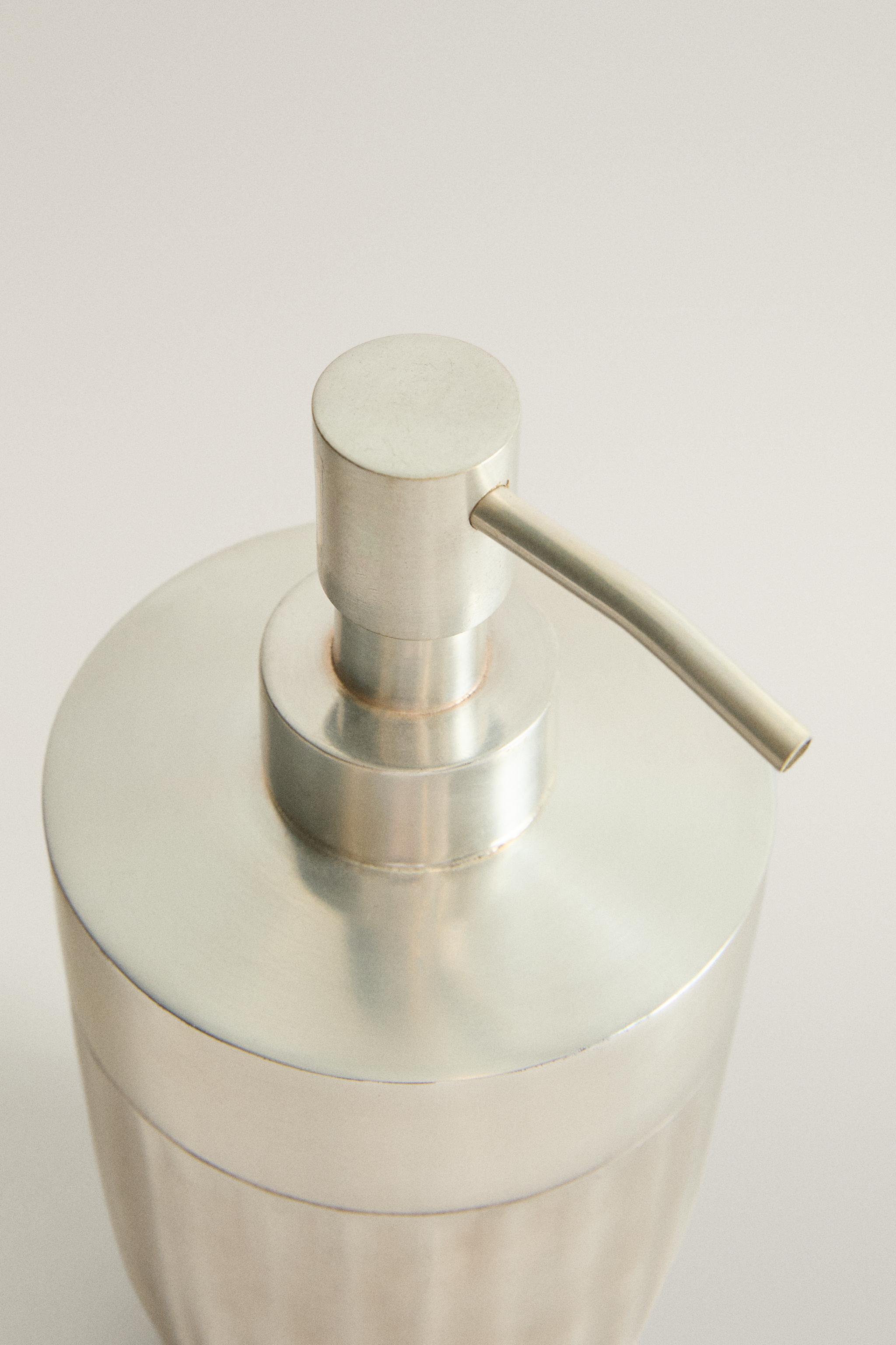 WAVY METAL SOAP DISPENSER