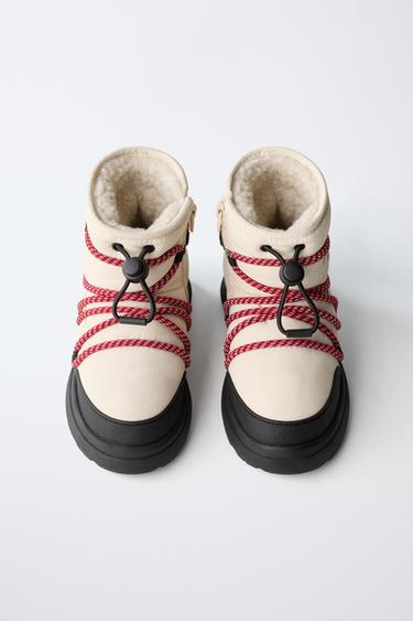 WATER-REPELLENT SNOW BOOTS - White by Zara - Image 3