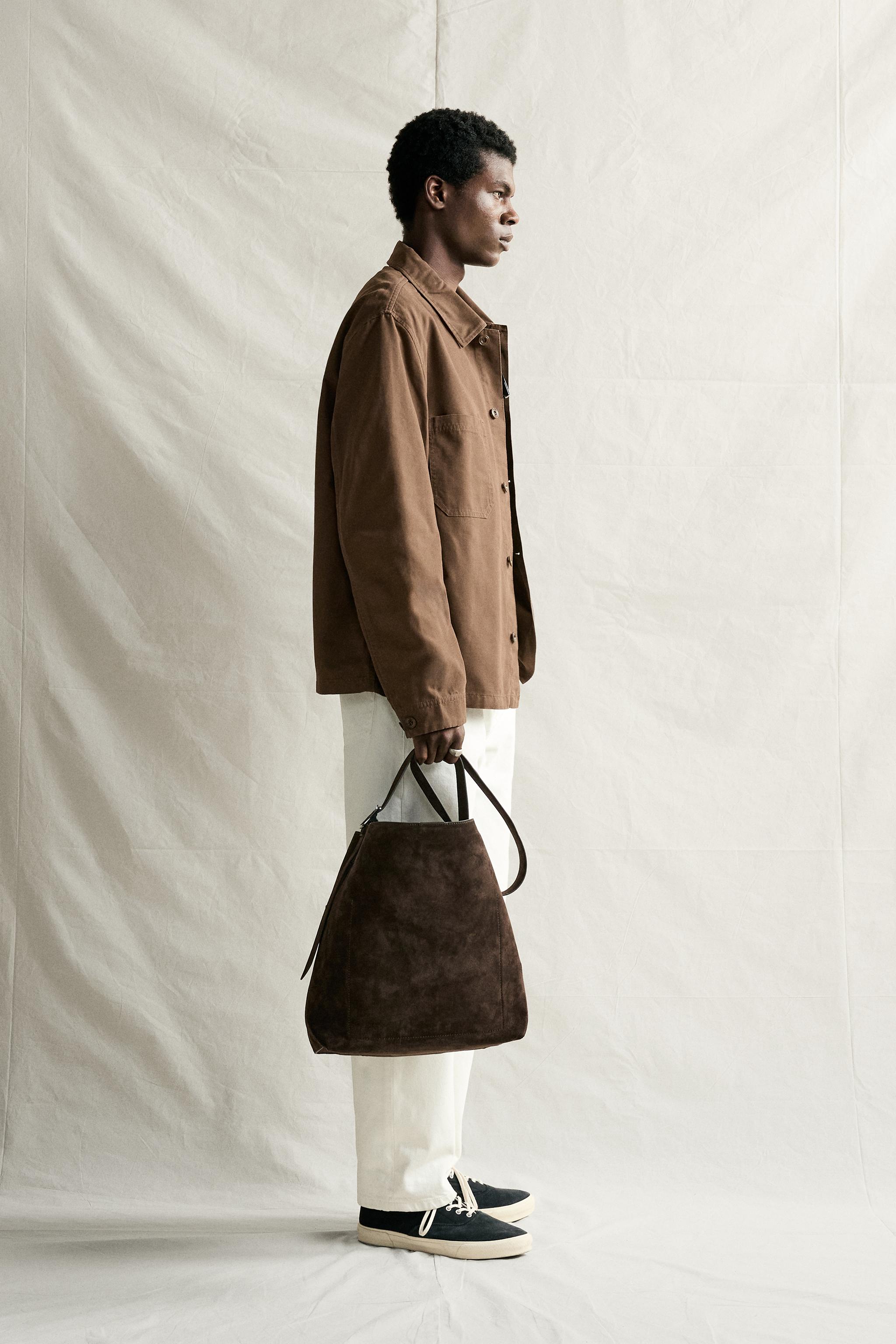 REGULAR FIT CANVAS OVERSHIRT