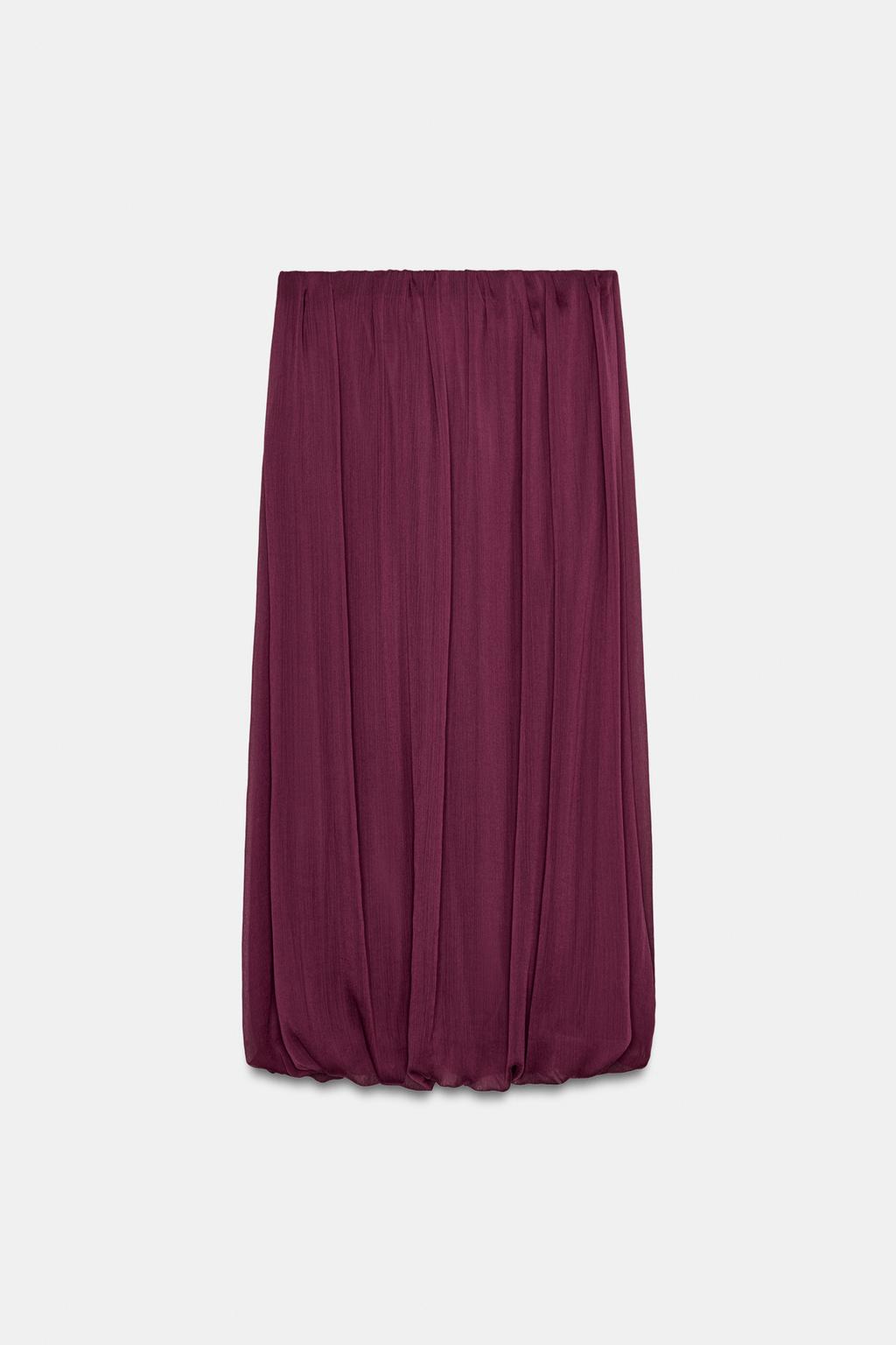 PUFFED MIDI SKIRT - image 2
