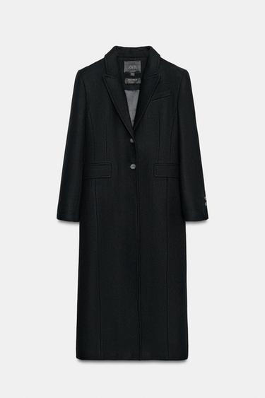CASACO AJUSTADO ZW COLLECTION - Preto da Zara - Imagem 0