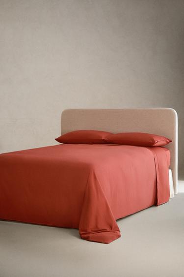 SATEEN FITTED SHEET | 40 CM HIGH (300 THREAD COUNT) — Raspberry 2