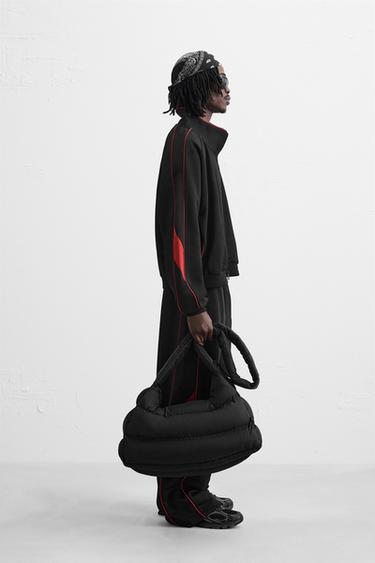 VESTE RÉTRO FOOTBALL - Noir de Zara - Image 3