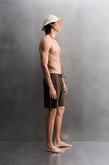 SURF BOARD SHORTS - Brown by Zara - Image 3