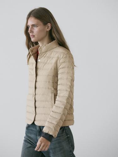 Zara Down puffer jacket - Light green - Image 0