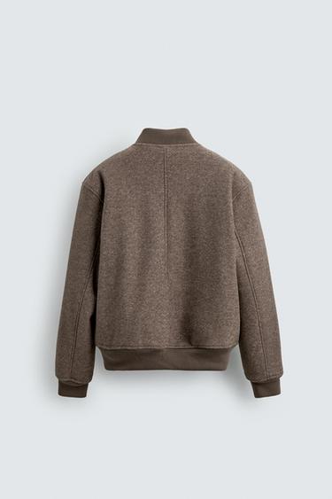 BLOUSON BOMBER BIMATIÈRE - Beige de Zara - Image 8