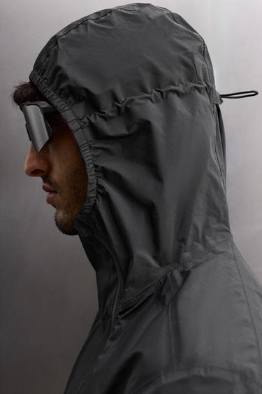 WINDBREAKER ANORAK - Black by Zara - Image 6
