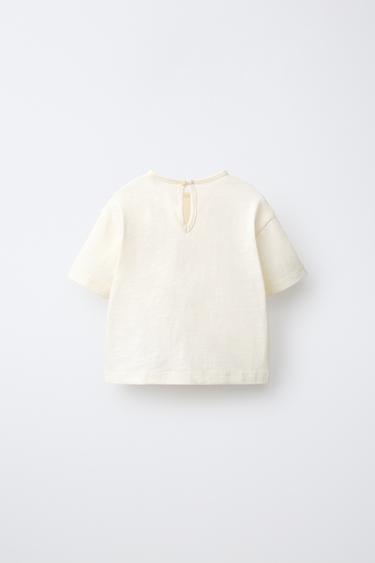 LITTLE HOUSE PRINT T-SHIRT — Oyster-white 2