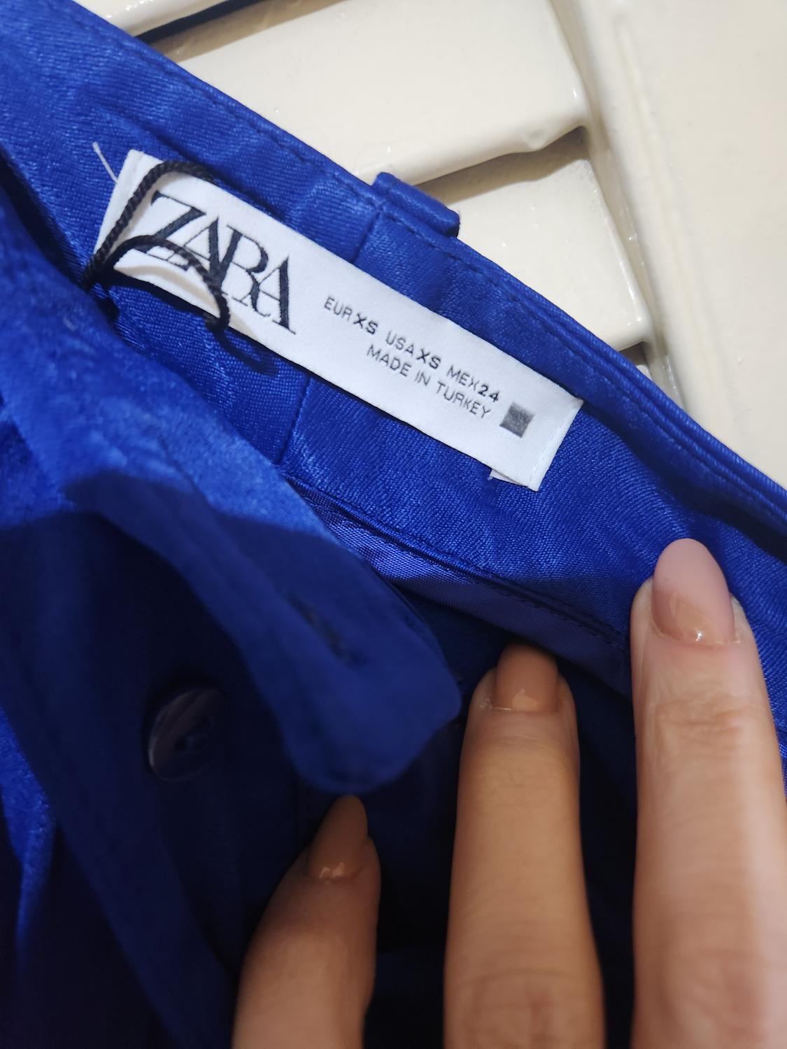 MENSWEAR STYLE FULL LENGTH SATIN EFFECT PANTS - Image 3