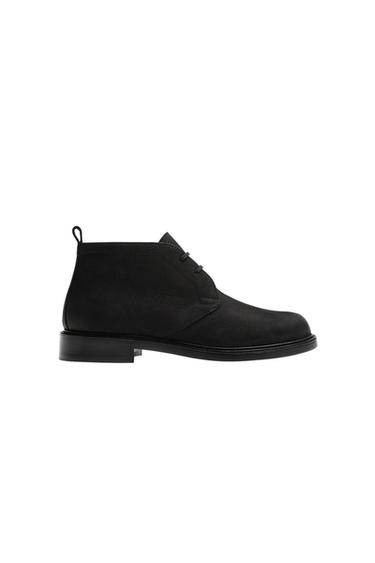 BOTA PIEL - Negro de Zara