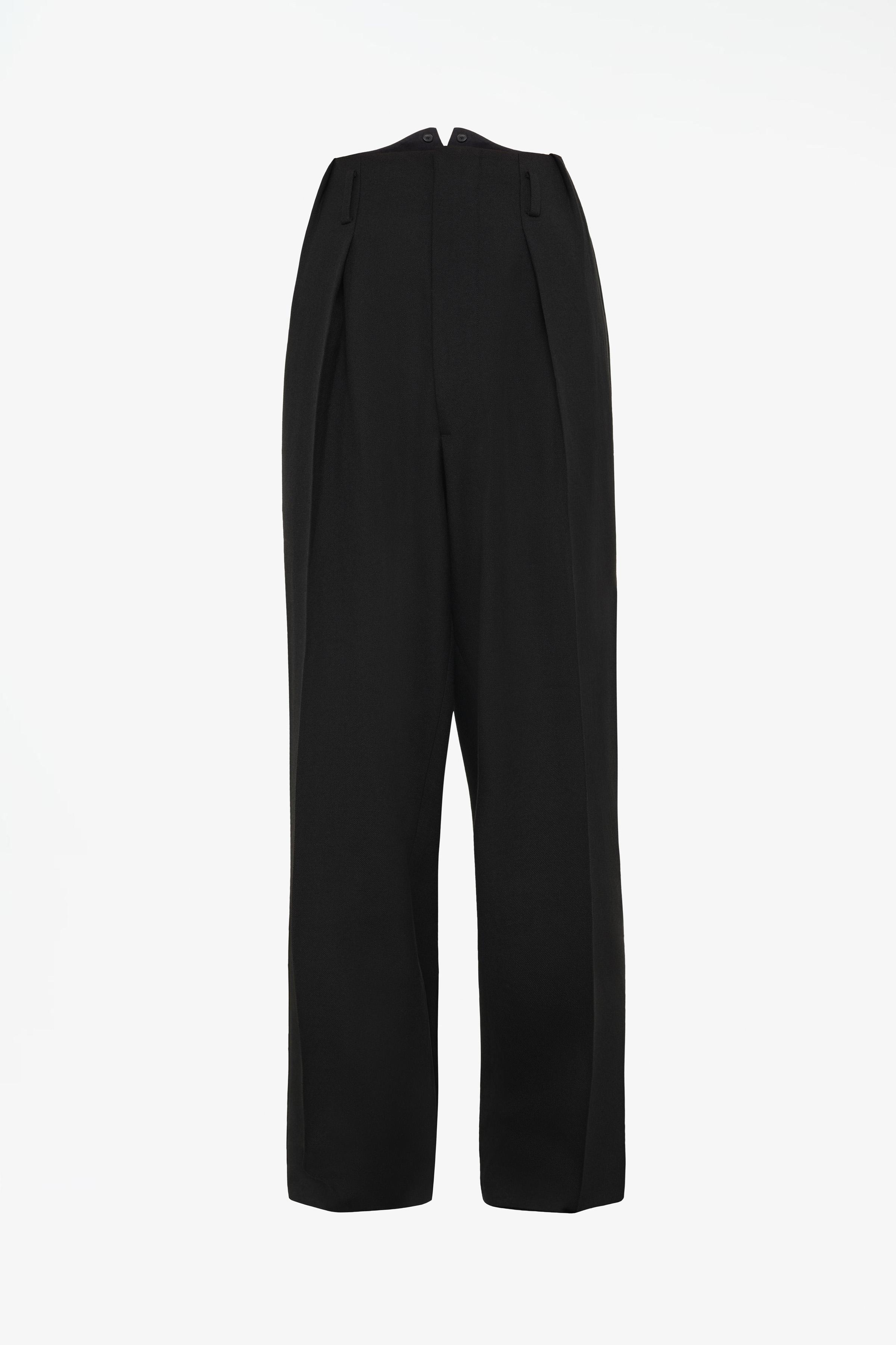 LIMITED EDITION 100% WOOL SIDE STRIPE PANTS