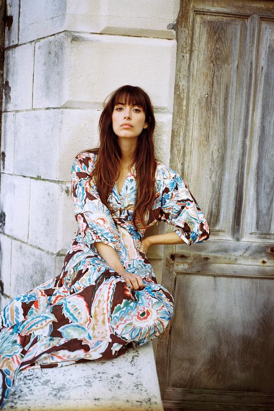 Floral Vestido Flores Bordadas Zara Vestido Bordado – Hibuy Market