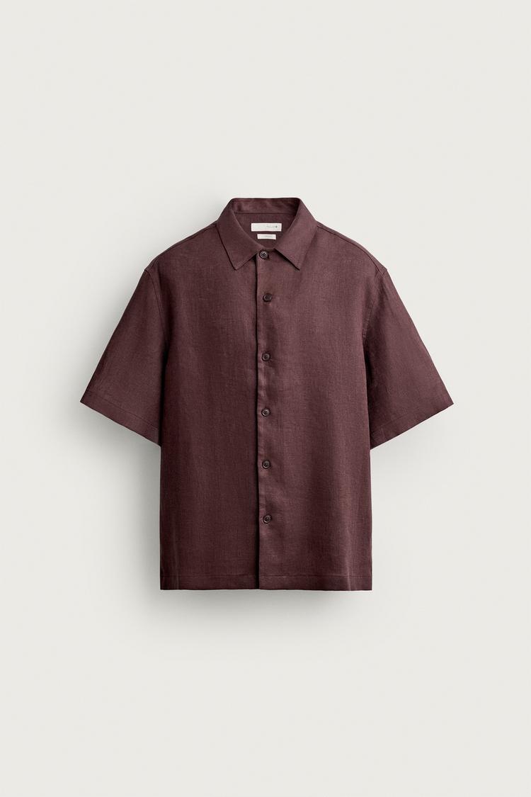 100% LINEN RELAXED FIT SHIRT