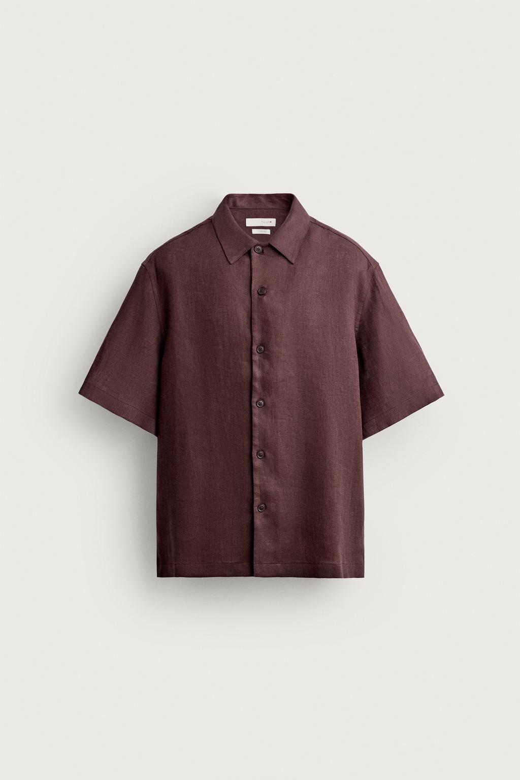 100% LINEN RELAXED FIT SHIRT