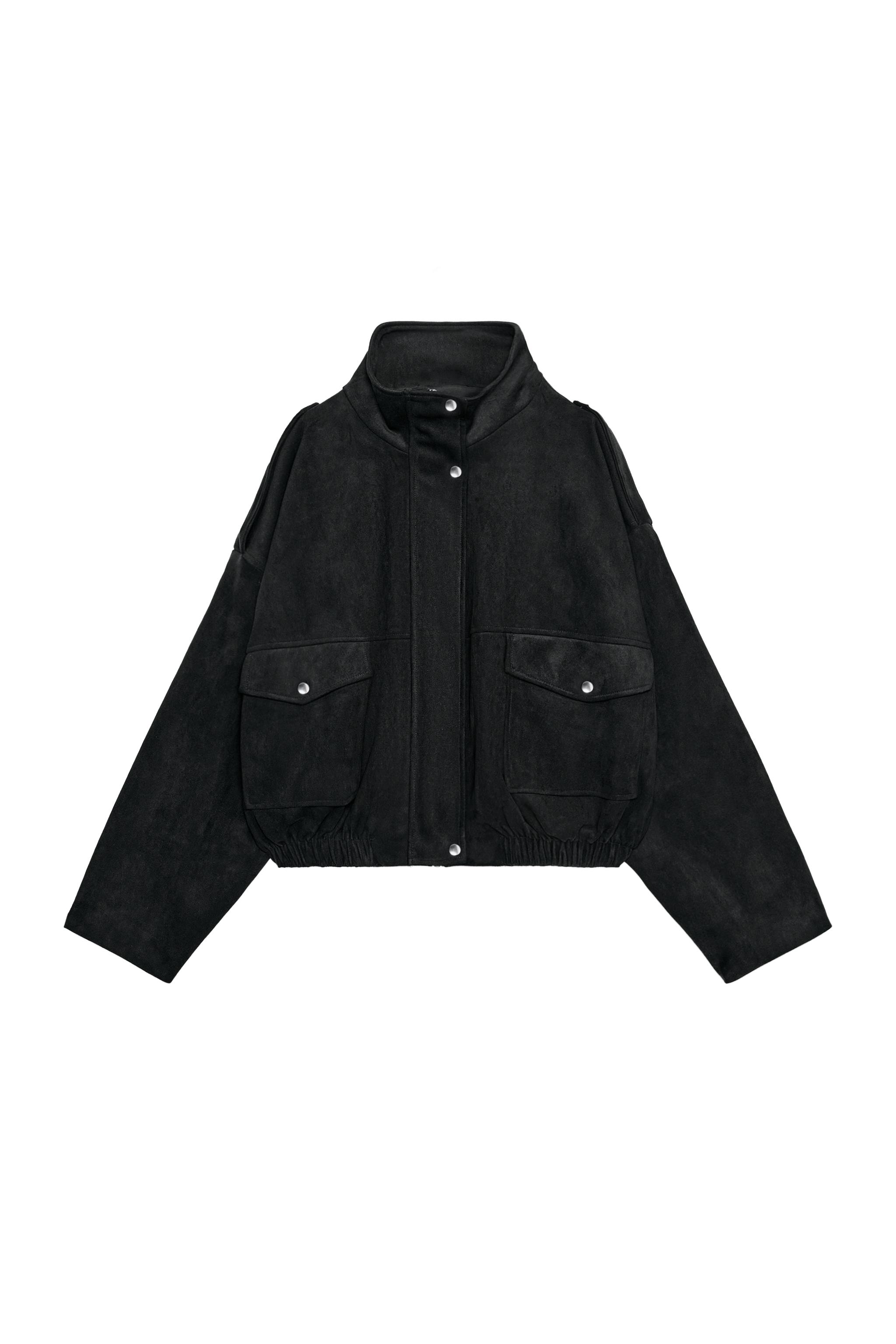 CAZADORA BOMBER EFECTO ANTE
