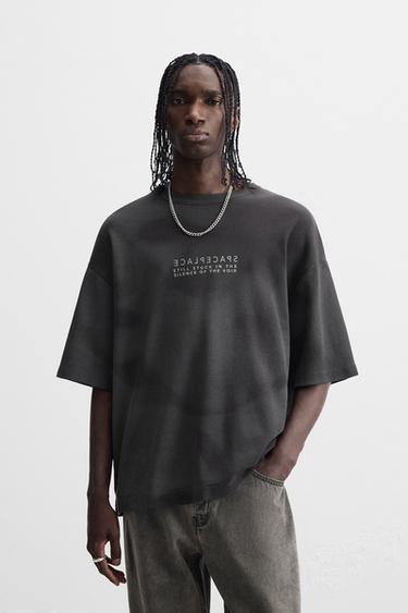 SPRAY WASH JUMPER - Black by Zara