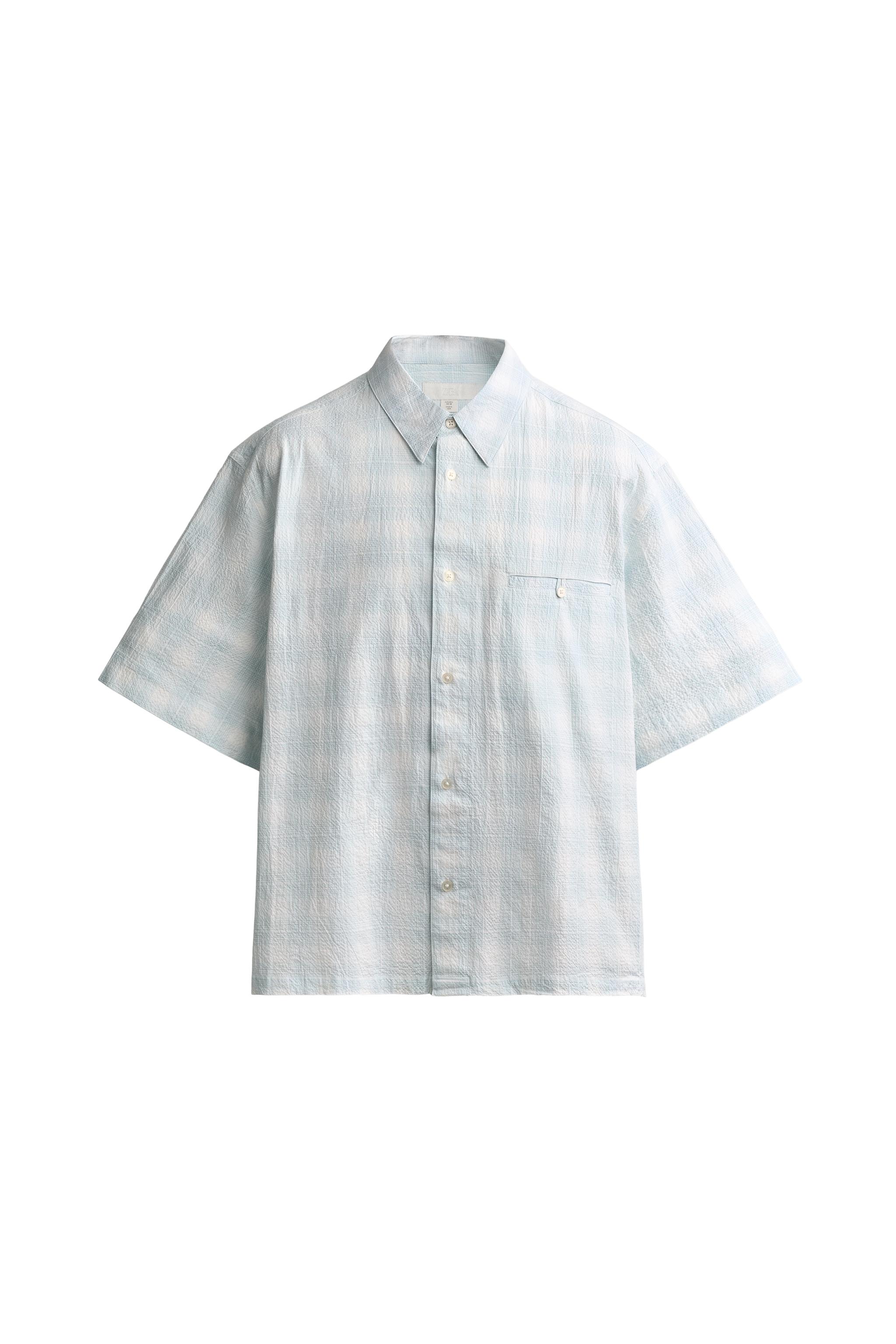 CAMISA DENIM RELAXED FIT CUADROS