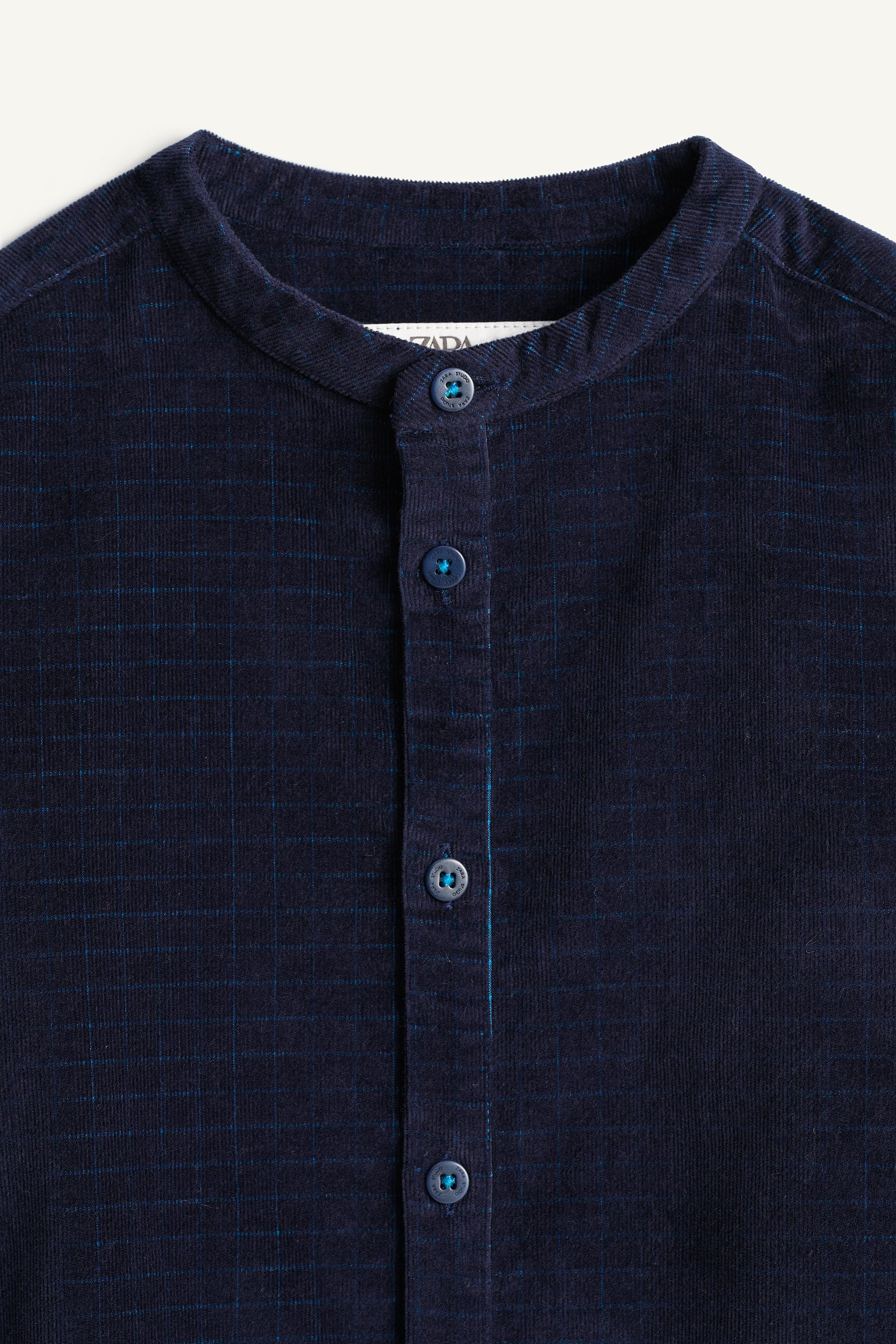 LIMITED EDITION STRIPED MICRO CORDUROY SHIRT