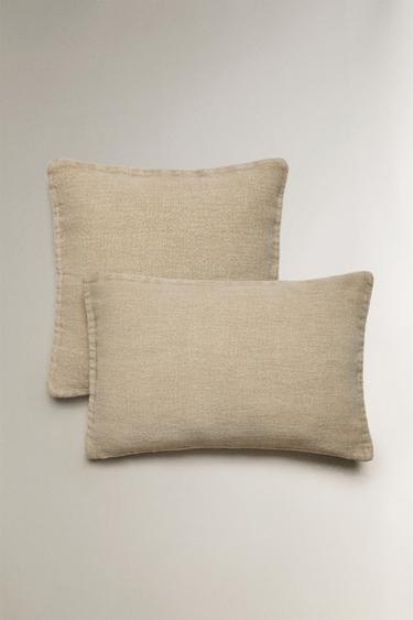 PLAIN CUSHION COVER - Beige by Zara - Image 0