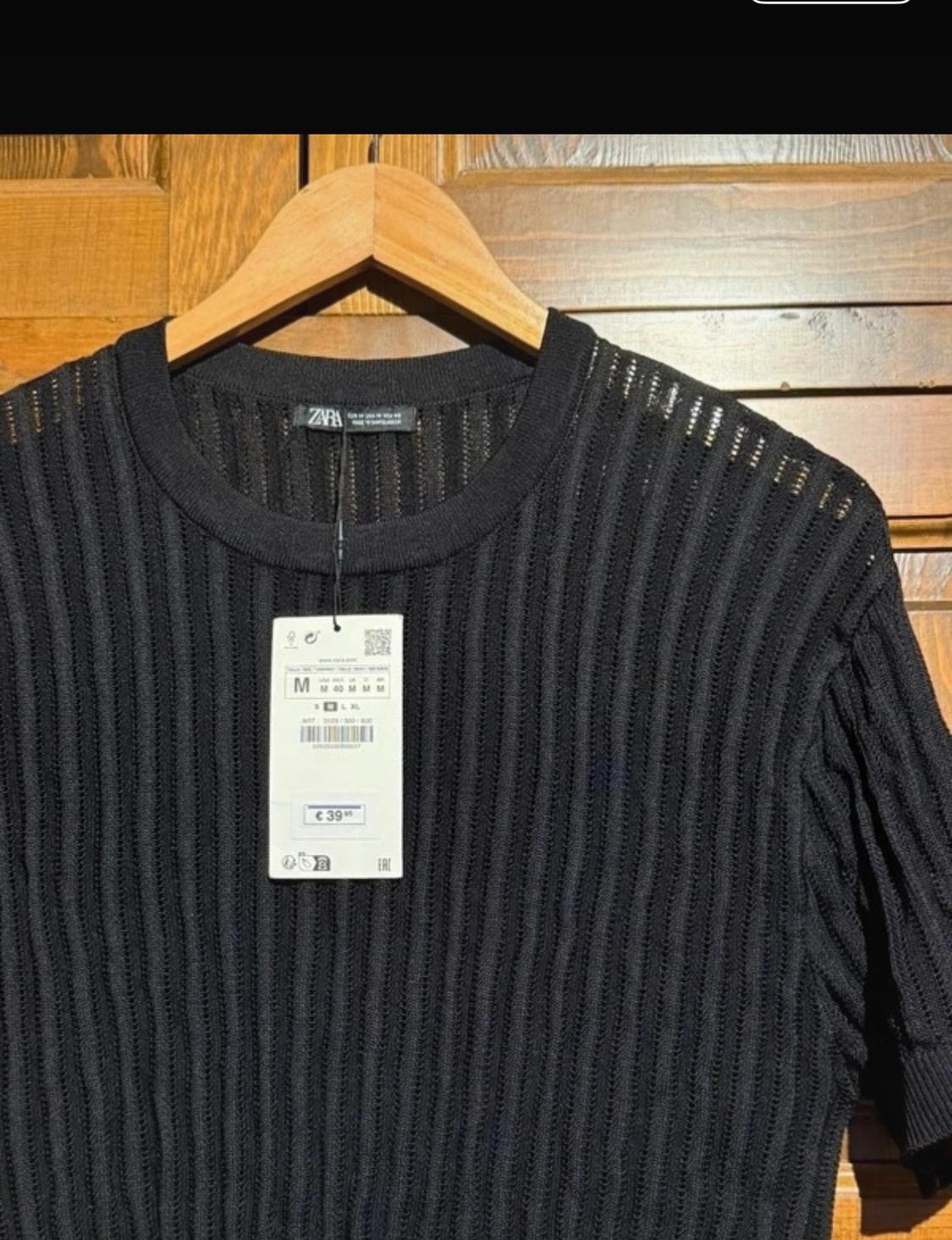 CROCHET KNIT T-SHIRT - Image 2