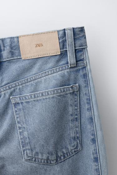 EMBROIDERED BALLOON JEANS - Blue by Zara - Image 3