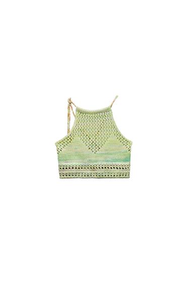 HALTER KNIT TOP