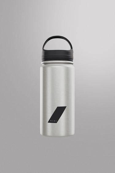 BOTELLA ACERO INOXIDABLE 500 ML - Plata de Zara - Imagen 0