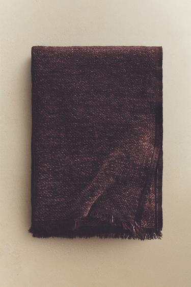 CHENILLE THROW - Brown by Zara - Image 4