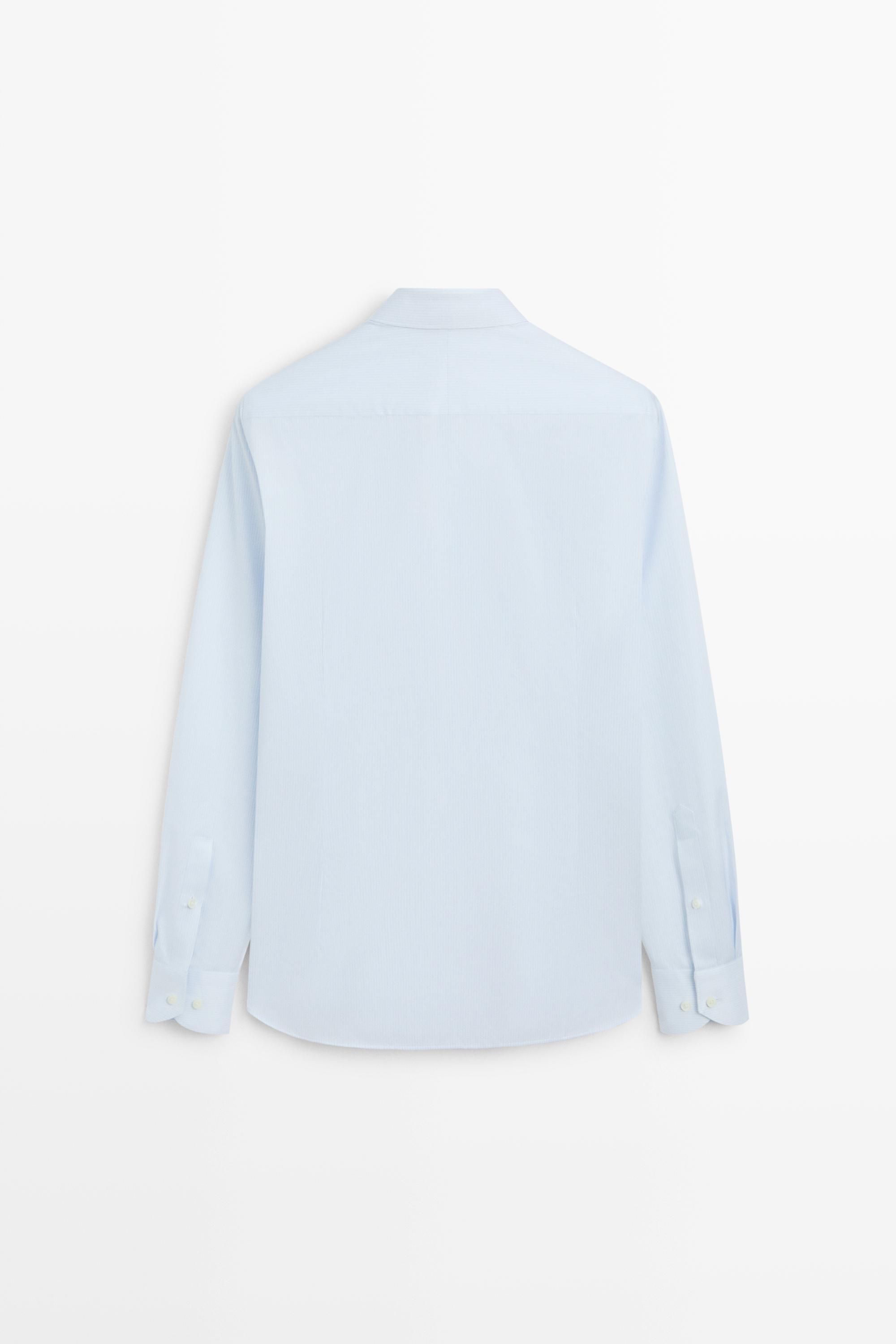Slim fit 100% cotton shirt