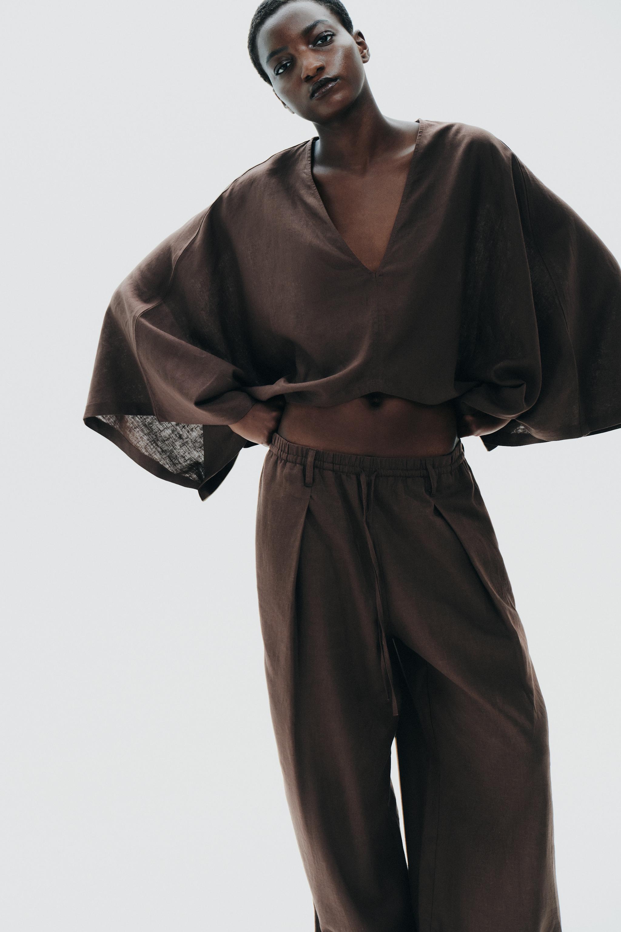 ASYMMETRIC CAPE KIMONO