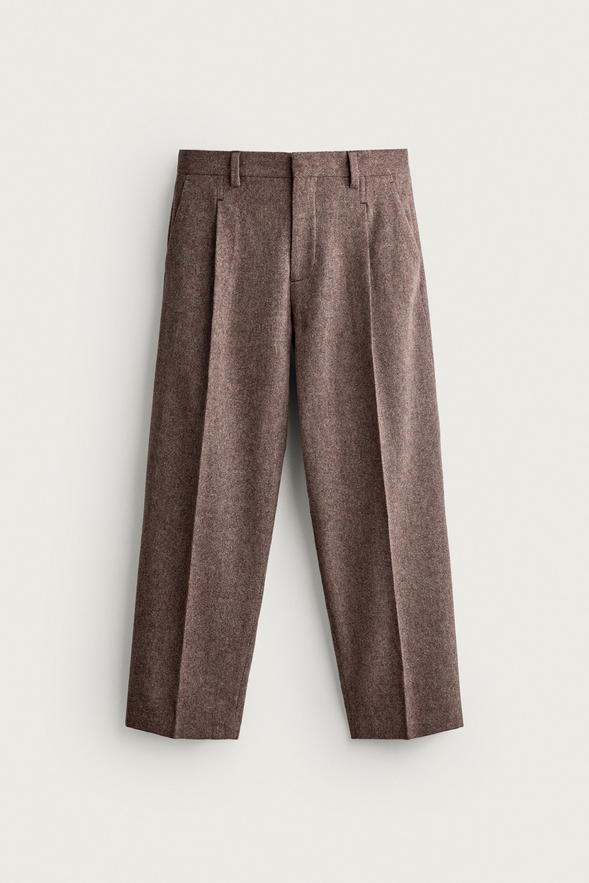 PANTALON DE COSTUME 100% LAINE