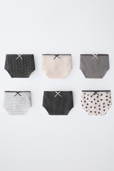 6-14 YEARS/ SIX-PACK OF PRINTED BRIEFS - Black by Zara - Image 4