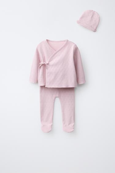 HEART NEWBORN SET WITH BAG - Pink by Zara - Image 0