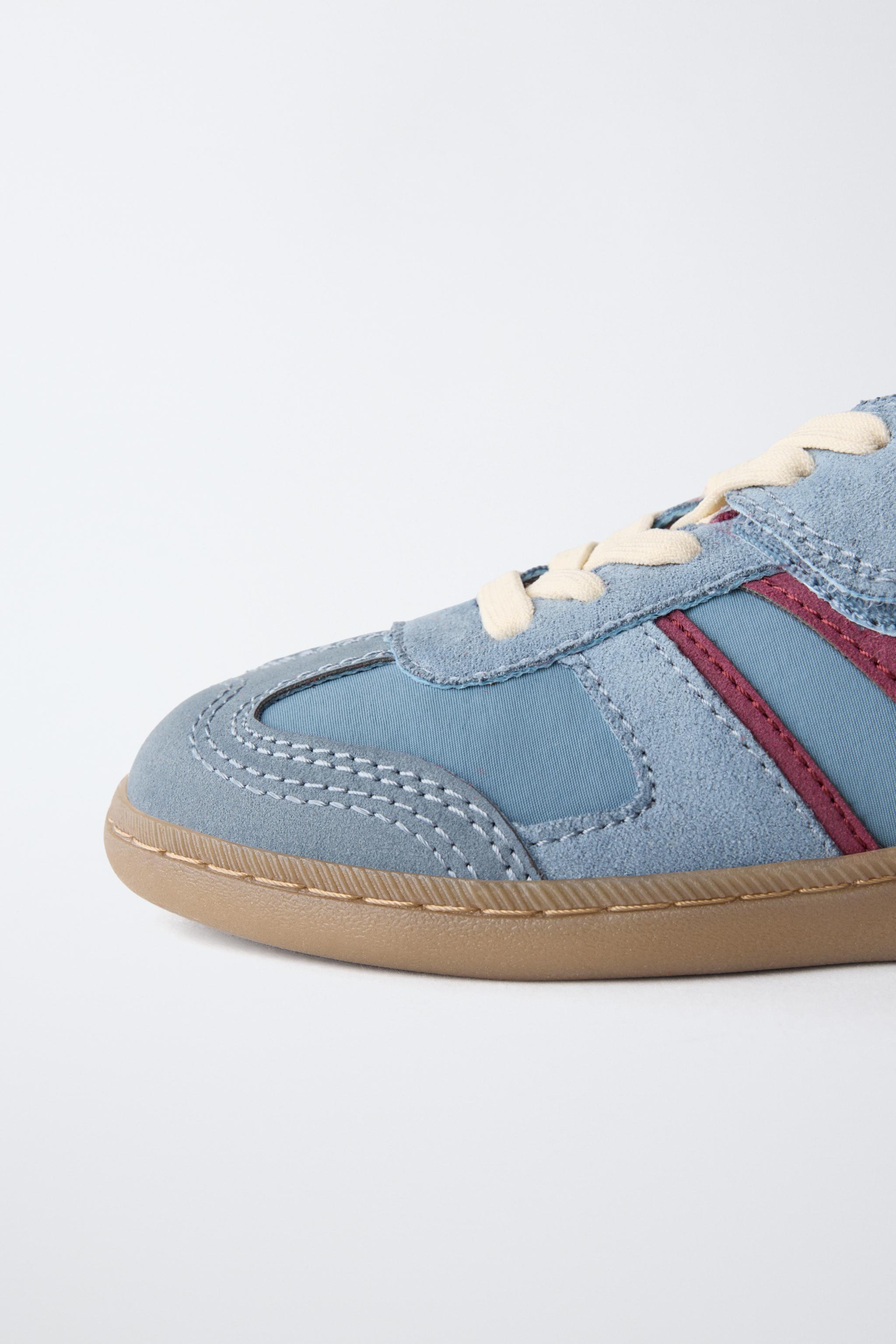CONTRAST PANEL SNEAKERS