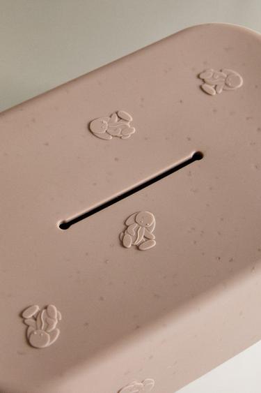 DISTRIBUTEUR DE LINGETTES SILICONE LAPIN - Marron de Zara - Image 2