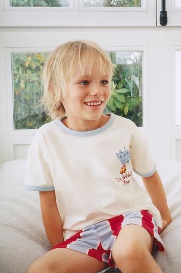 Zara 2-6 YEARS / CIRCUS PRINT PAJAMAS - Blue