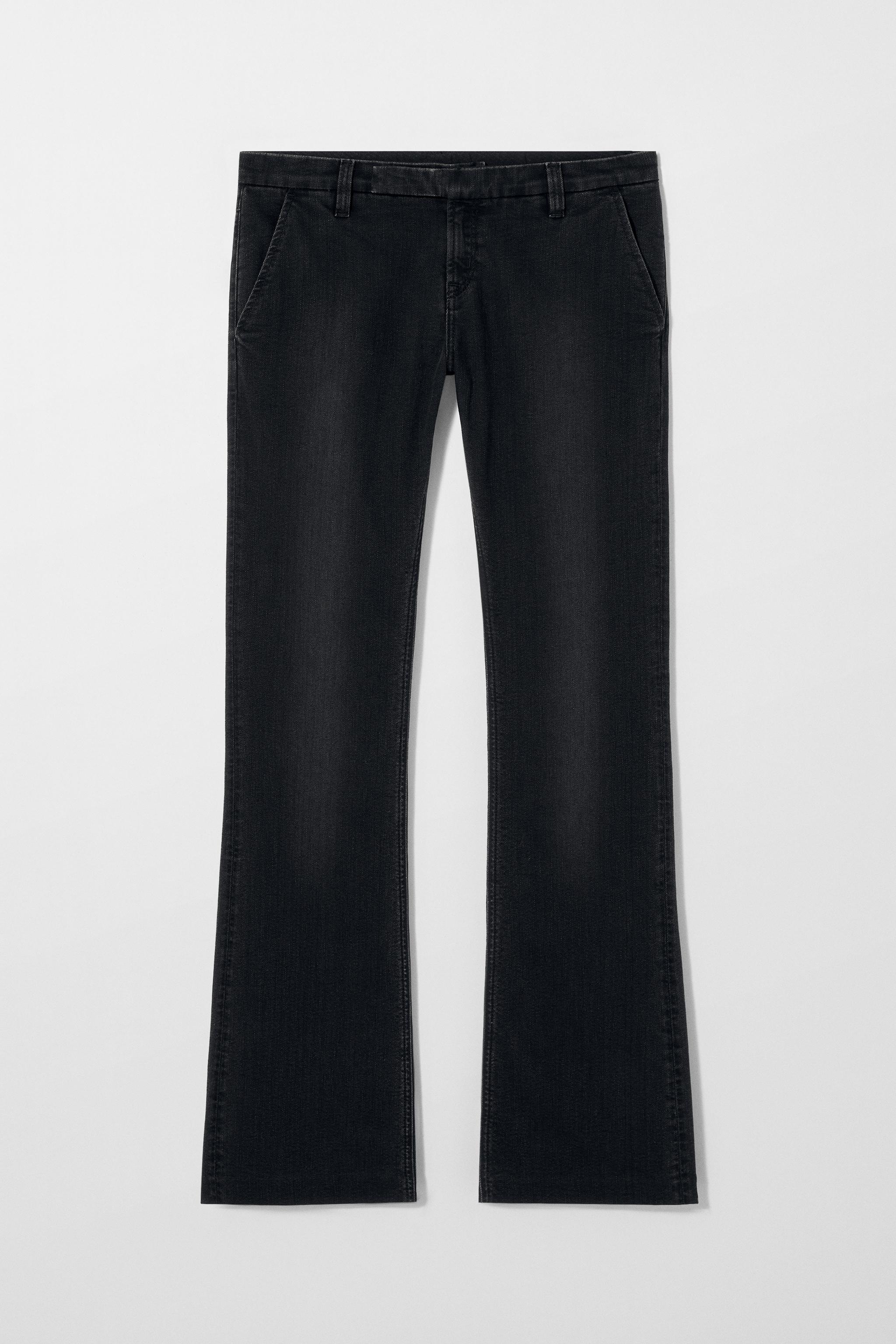 【ZARA×Kate Moss】ローライズフレアデニム 6840/096 LOW-RISE FLARE JEANS KATE MOSS X ZARA - Black | ZARA United
