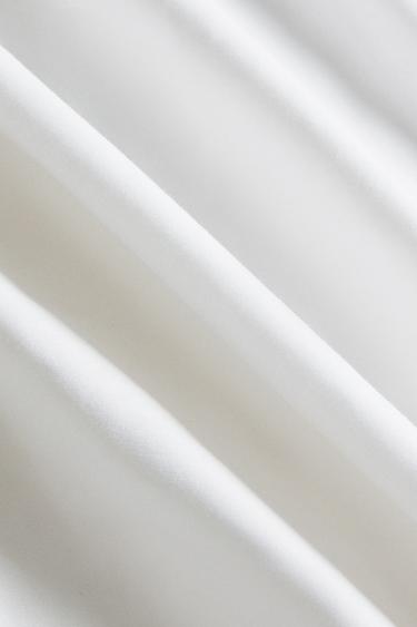 SATEEN DUVET COVER WITH PIPING - Black by Zara - Image 4