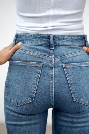 JEAN TRF SCULPT TAILLE HAUTE - Indigo de Zara - Image 3