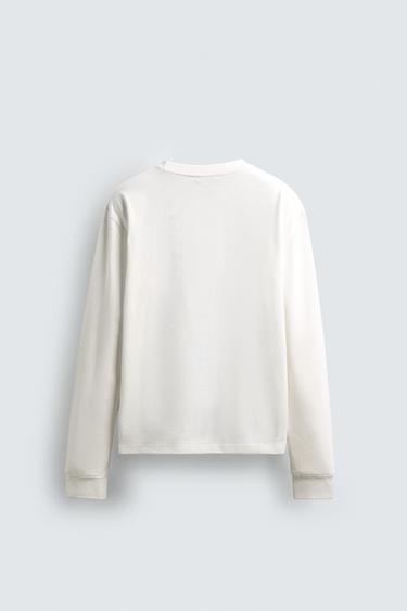T-SHIRT À IMPRIMÉ OURS - Blanc de Zara - Image 6