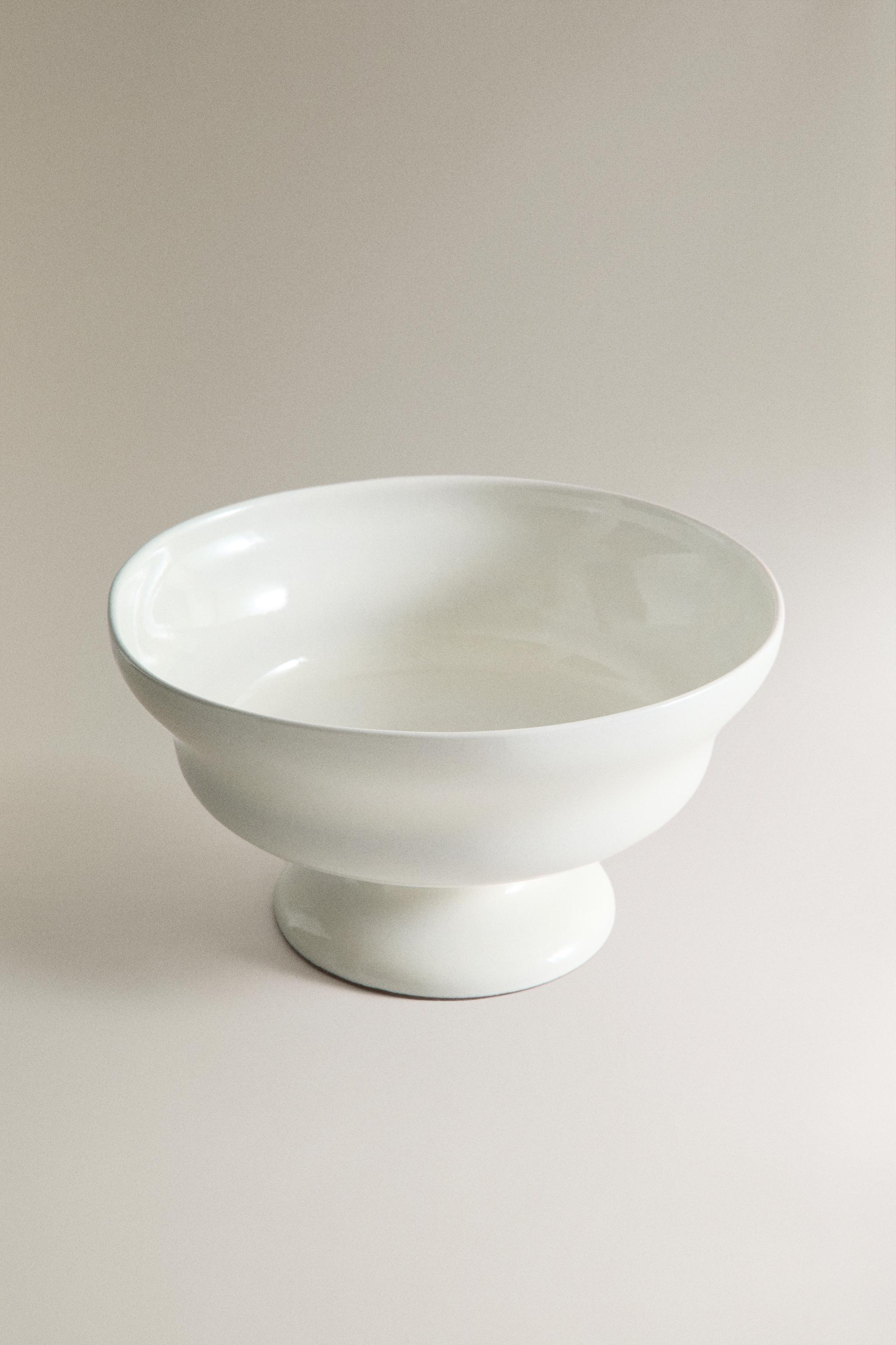 TERRACOTTA FRUIT BOWL — Cream