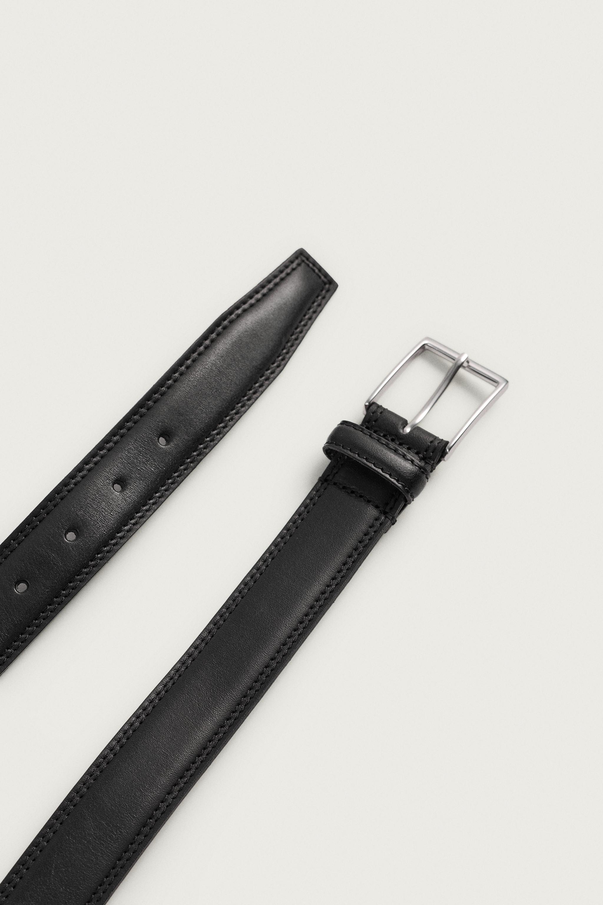 Мужские платья Zara DRESS LEATHER BELT — фото 4