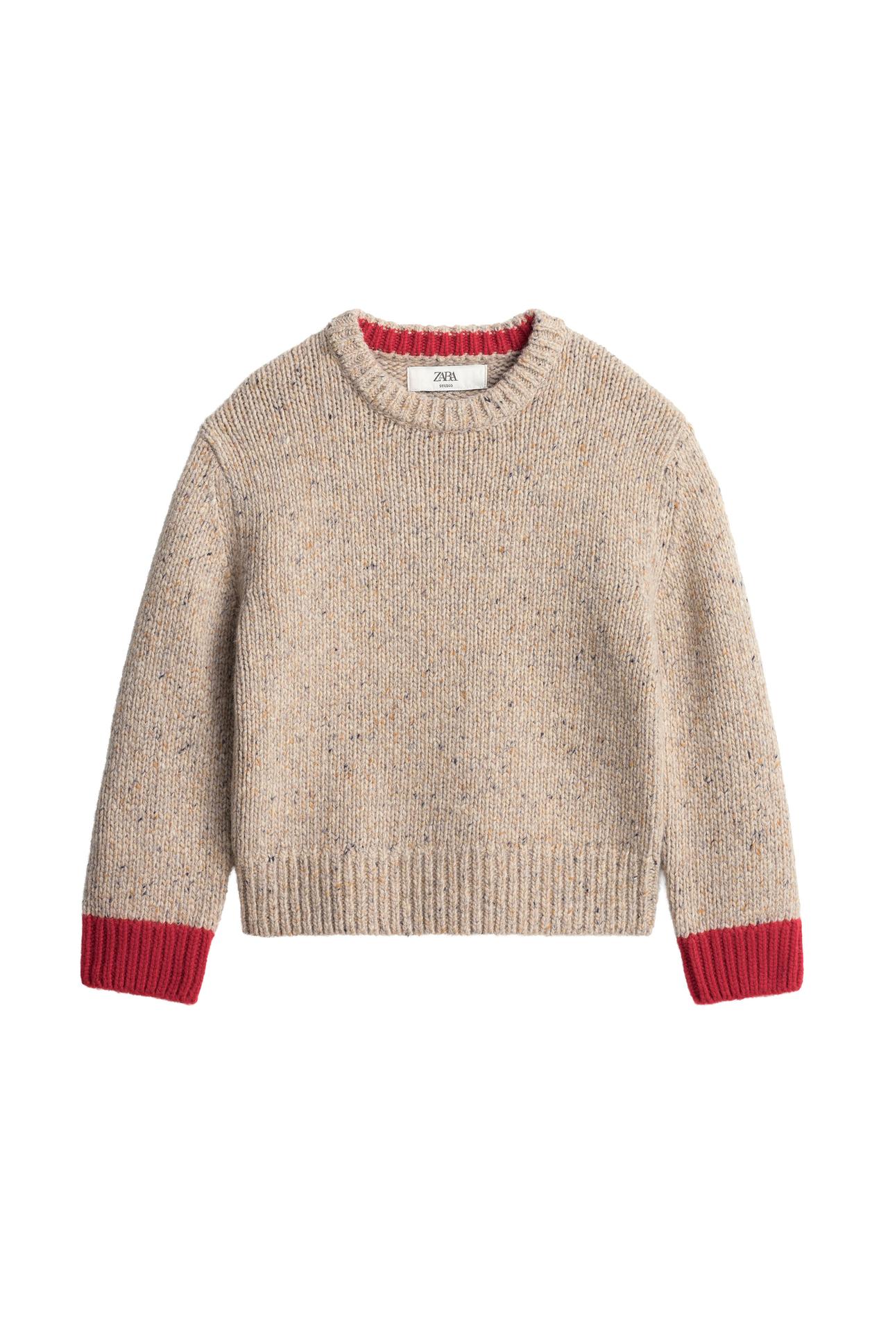 FLECKED WOOL BLEND JUMPER LIMITED EDITION