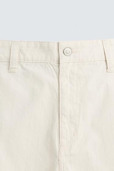 STRIPED REGULAR FIT BERMUDA SHORTS - striped by Zara - Image 8