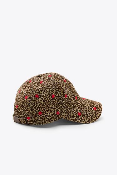 CASQUETTE EN TWILL IMPRIMÉ ANIMAL BRODÉ - Leopard de Zara - Image 2