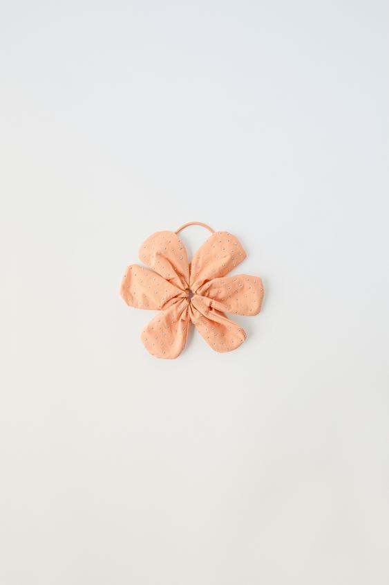 CHOUCHOU FLEUR BRILLANT - Pêche de Zara - Image 0